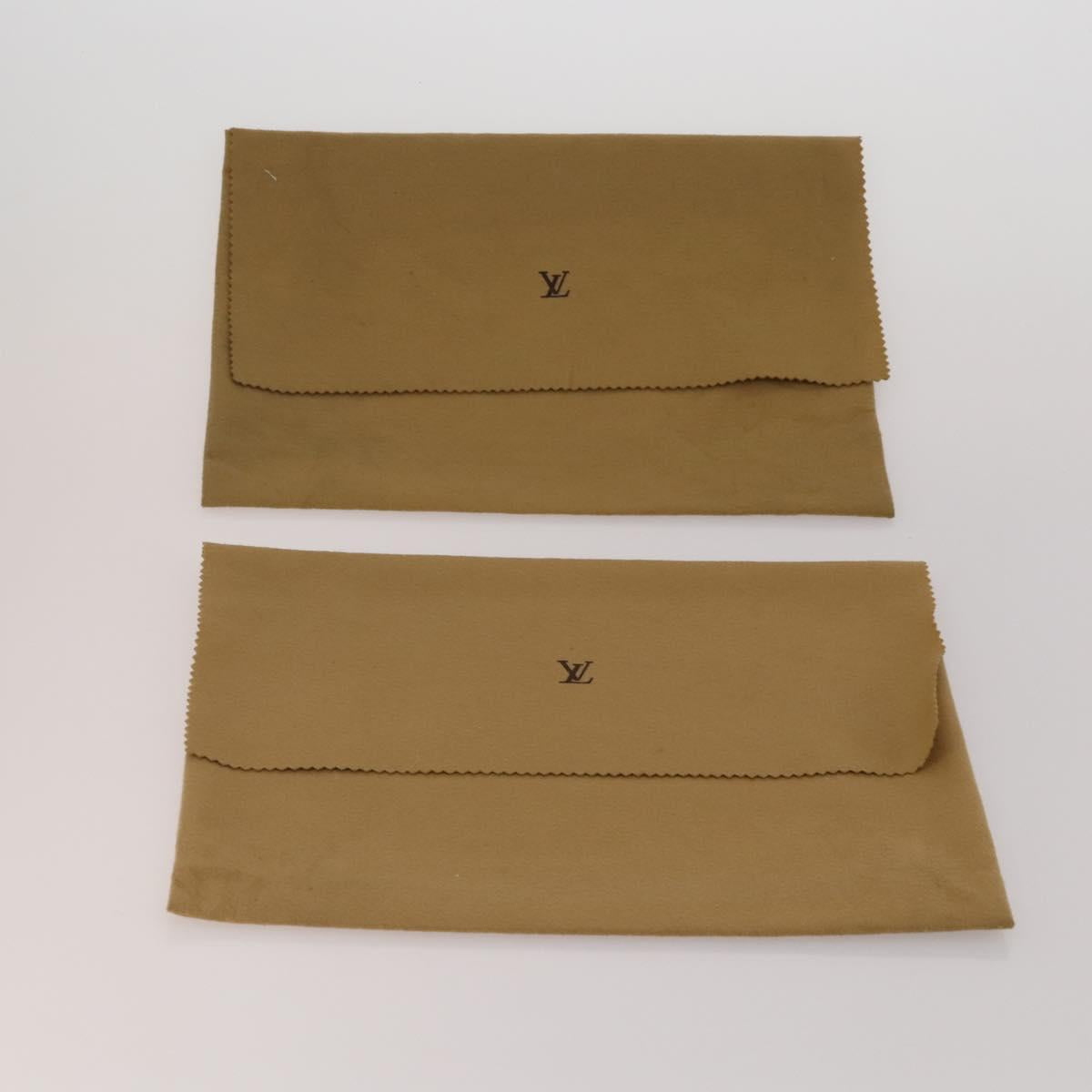 LOUIS VUITTON Dust Bag Cotton Set of 20 Beige LV Auth 191883