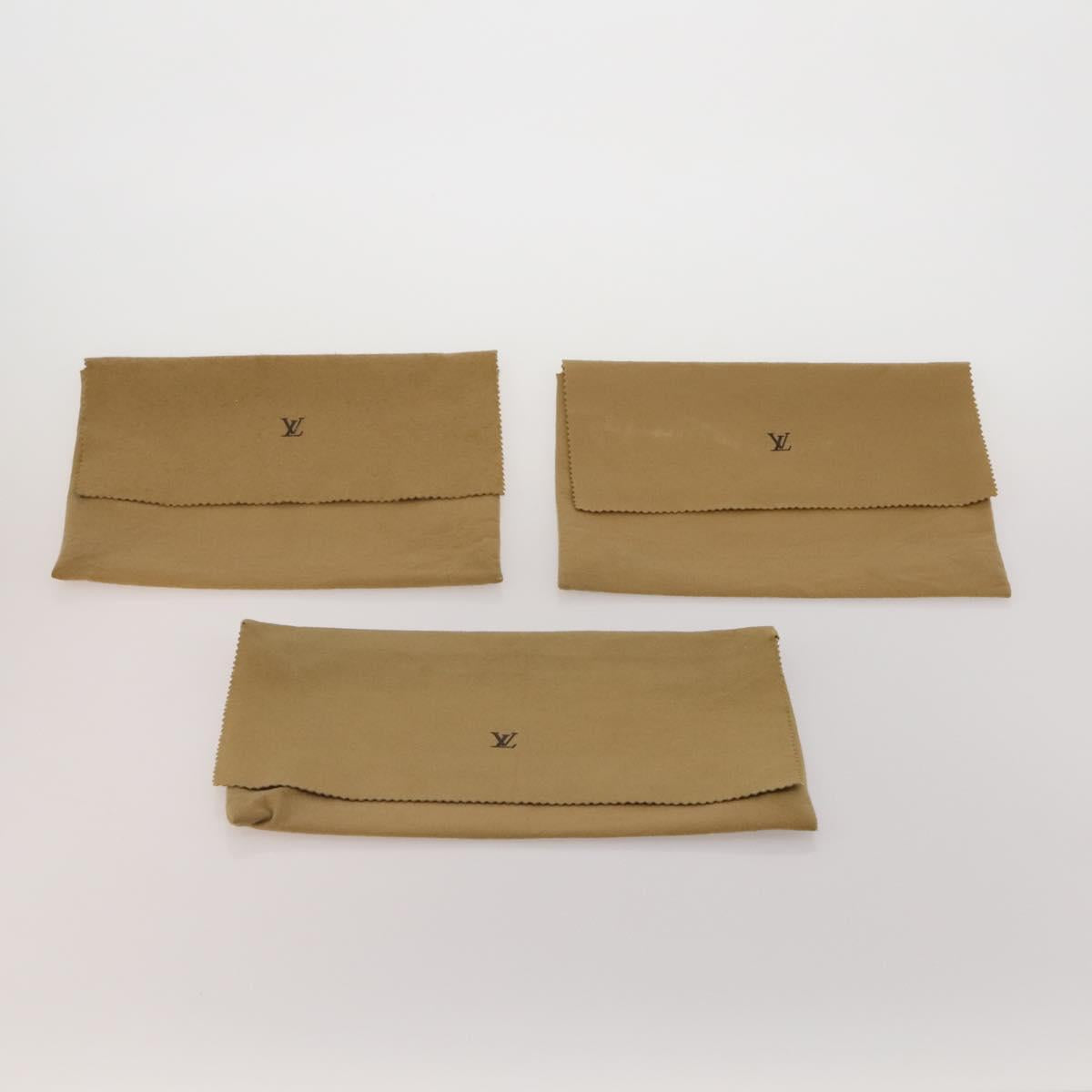 LOUIS VUITTON Dust Bag Cotton Set of 20 Beige LV Auth 191883