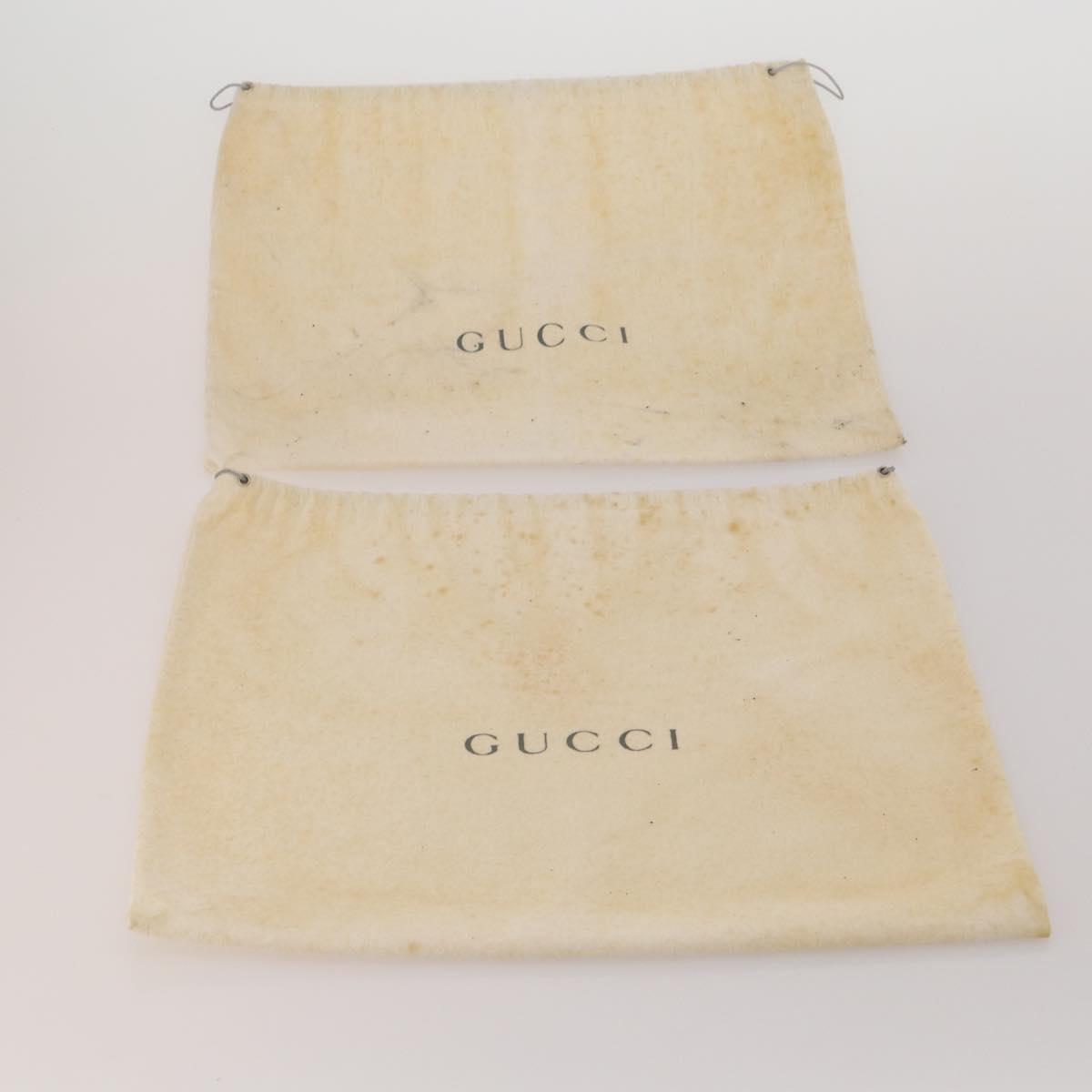 GUCCI Dust Bag Cotton Set of 20 Beige Auth 191884