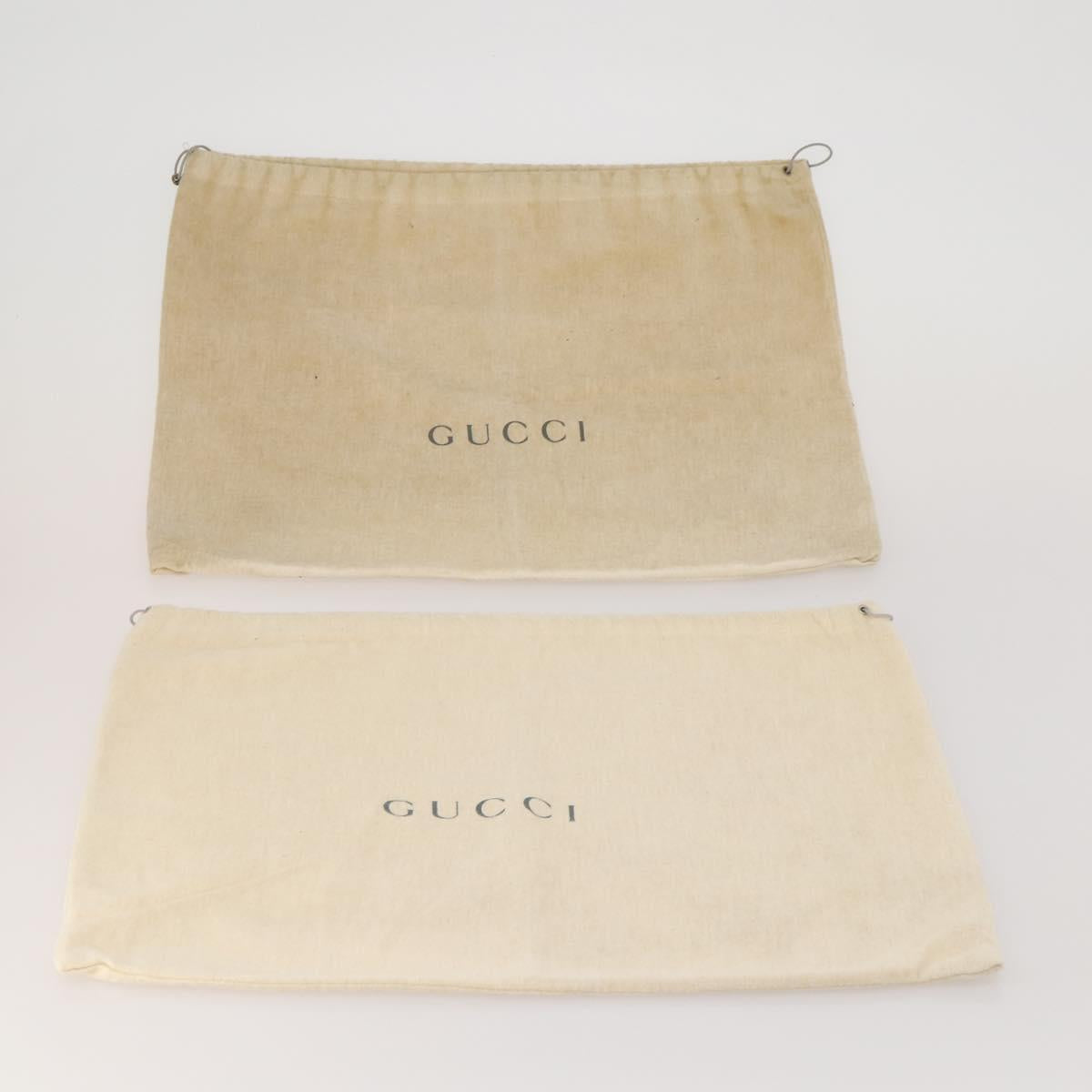 GUCCI Dust Bag Cotton Set of 20 Beige Auth 191884