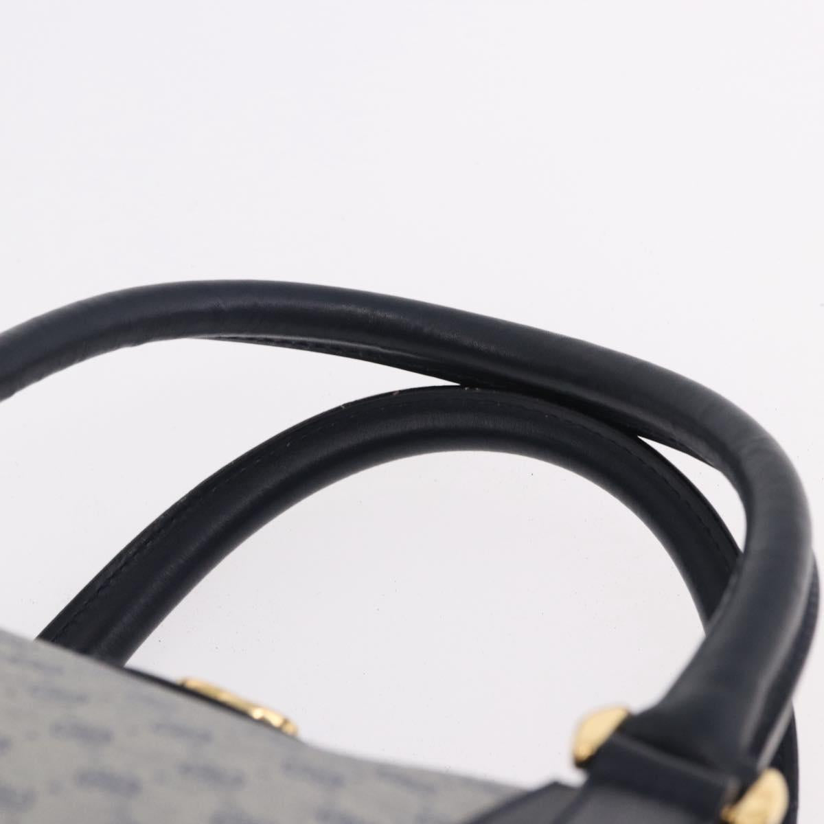 GUCCI GG Supreme Boston Bag PVC 2way Navy Gold 002 39 0269 Auth 191897