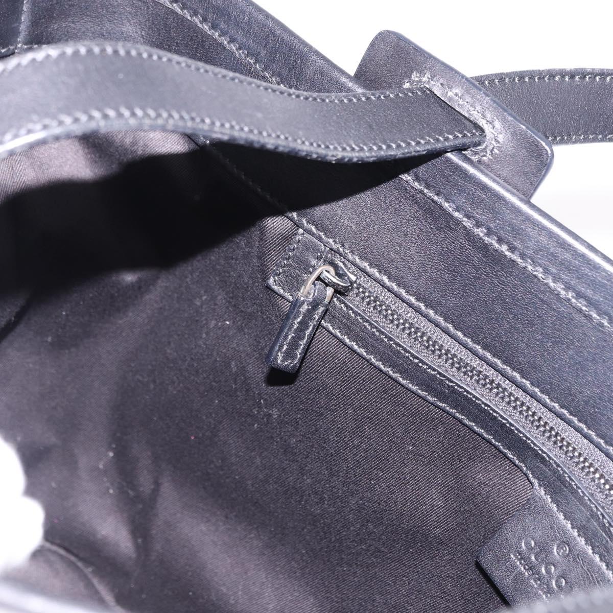 GUCCI GG Canvas Shoulder Bag Black 106241 Auth 191910A