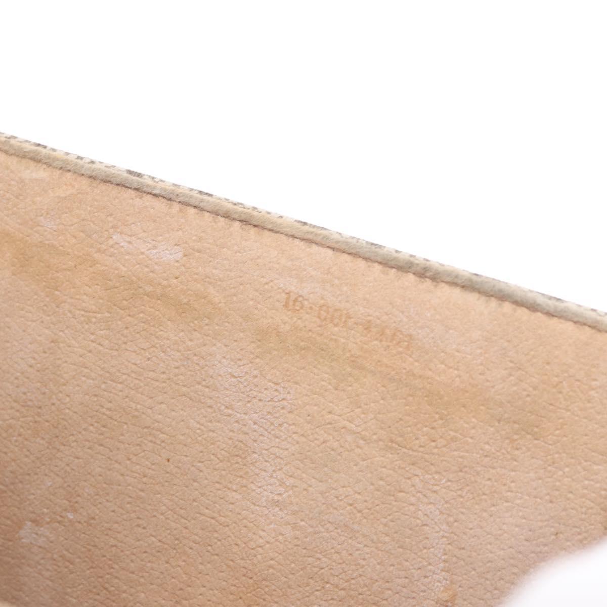 GUCCI GG Supreme Web Sherry Line Shoulder Bag PVC Beige Gold Auth 191927