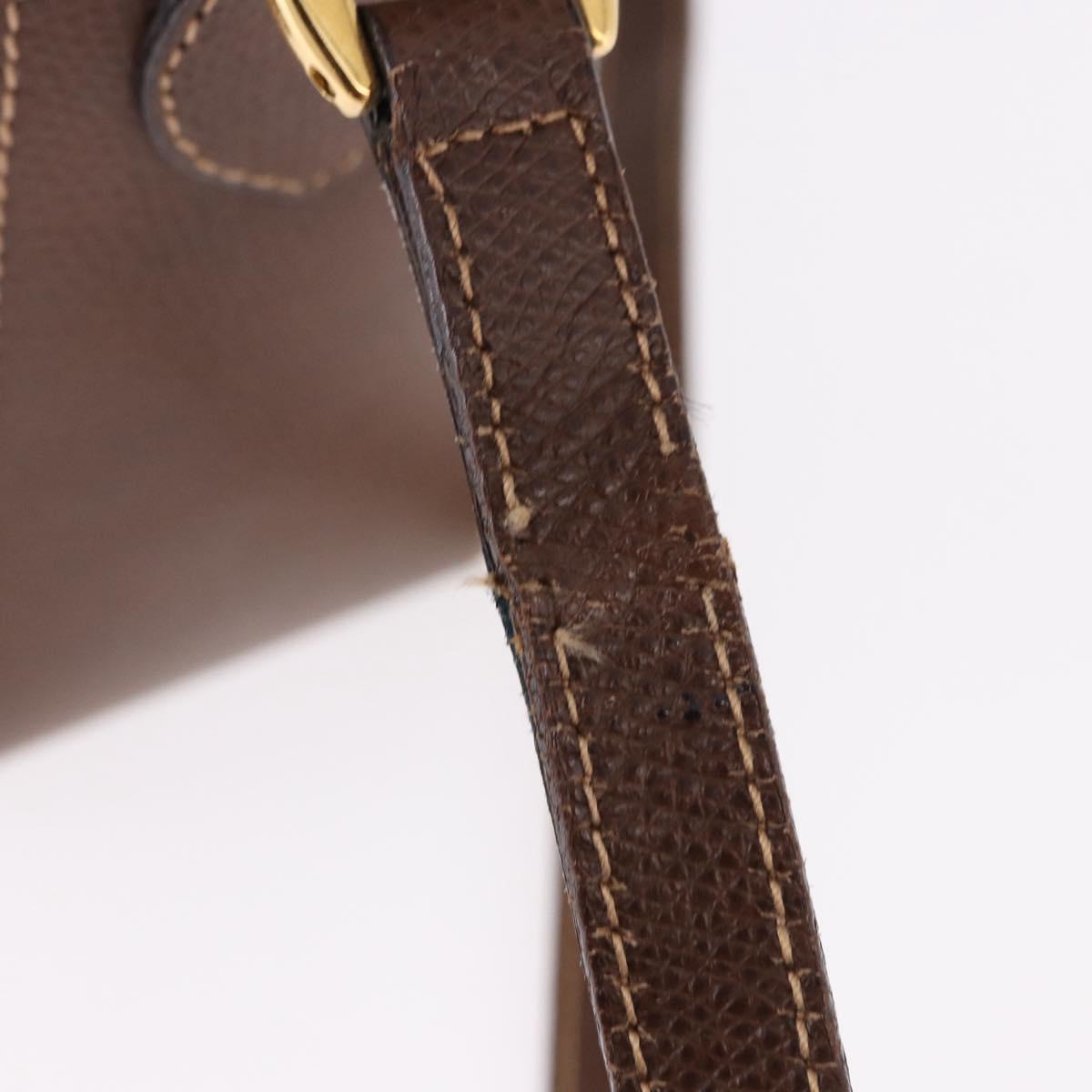 GUCCI GG Supreme Shoulder Bag PVC Beige Gold 001 113 6165 Auth 191928