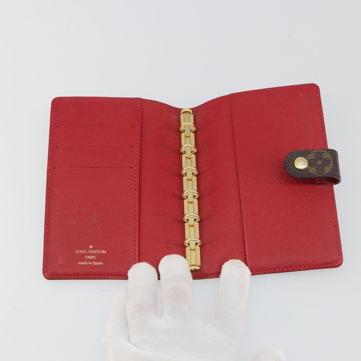 LOUIS VUITTON Monogram Maruenpire Agenda PM Day Planner Cover LV Auth 191951V