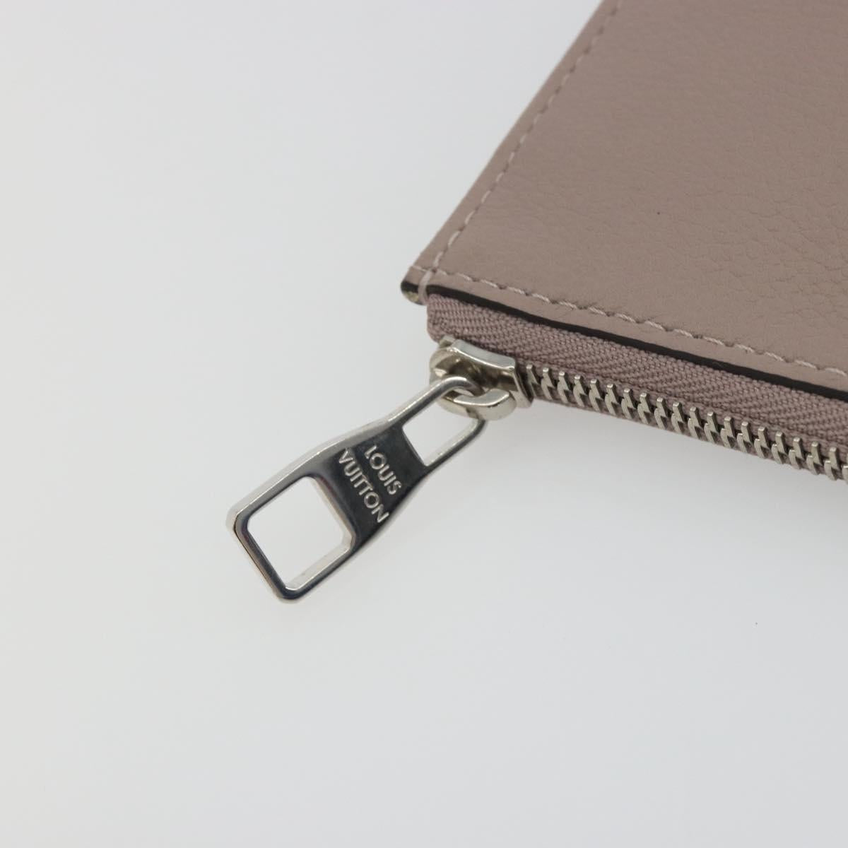 LOUIS VUITTON Pochette Jules PM Clutch Bag Leather Taupe R99760 LV Auth 191954V
