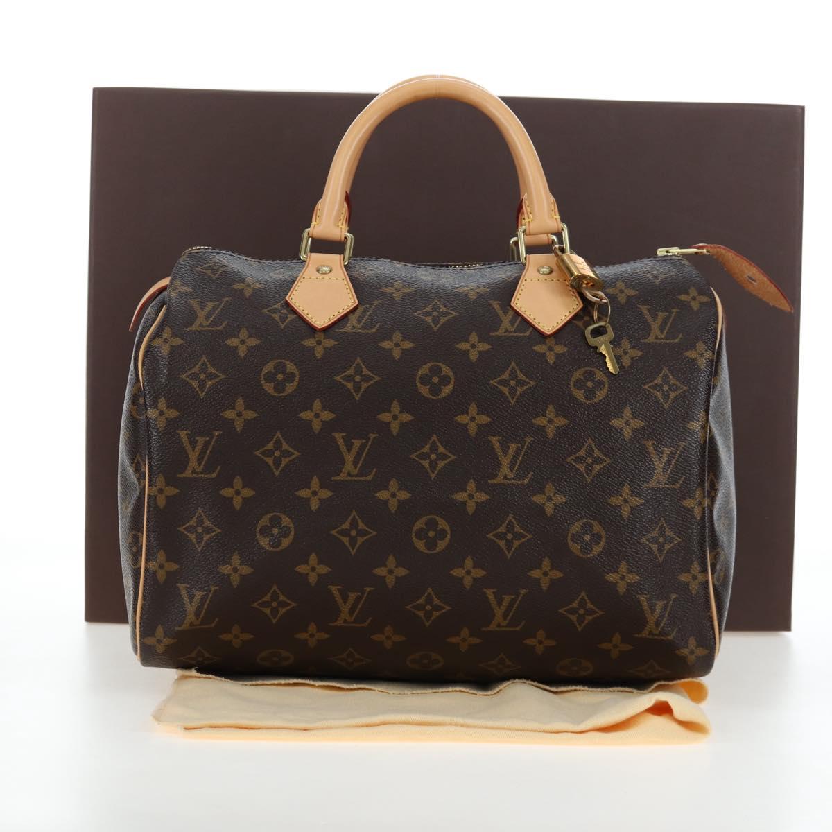 LOUIS VUITTON Monogram Speedy 30 Hand Bag M41526 LV Auth 191955SM