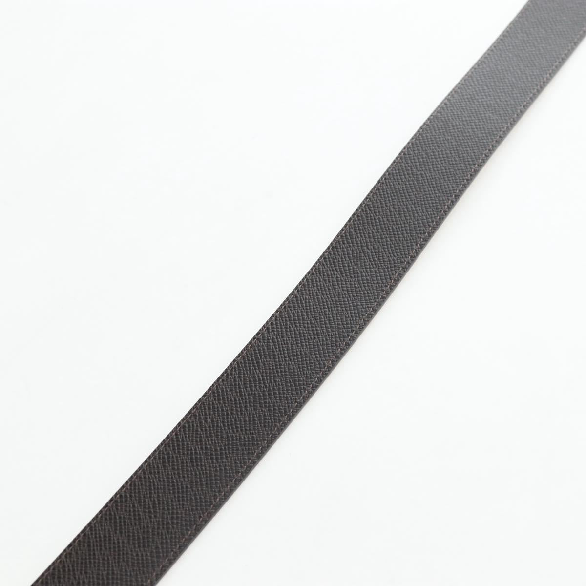 LOUIS VUITTON Damier Ebene Ceinture Anne Van Tours Belt M9677 LV Auth 191957V