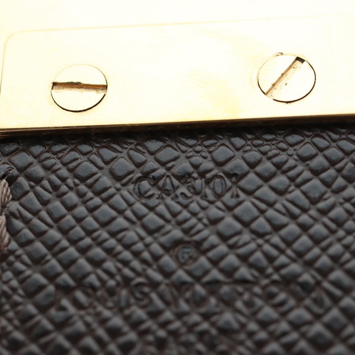 LOUIS VUITTON Damier Ebene Ceinture Anne Van Tours Belt M9677 LV Auth 191957V