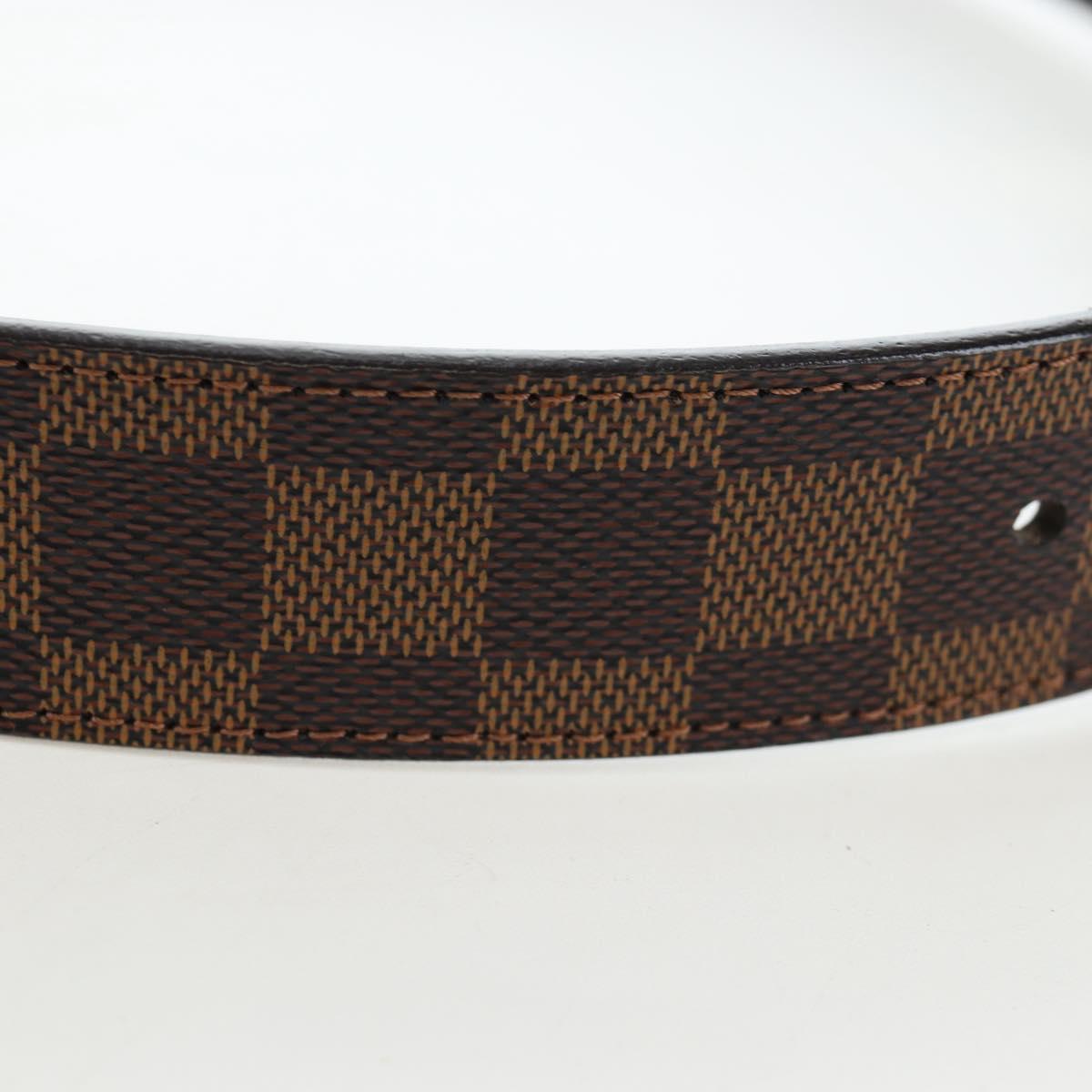 LOUIS VUITTON Damier Ebene Ceinture Anne Van Tours Belt M9677 LV Auth 191957V