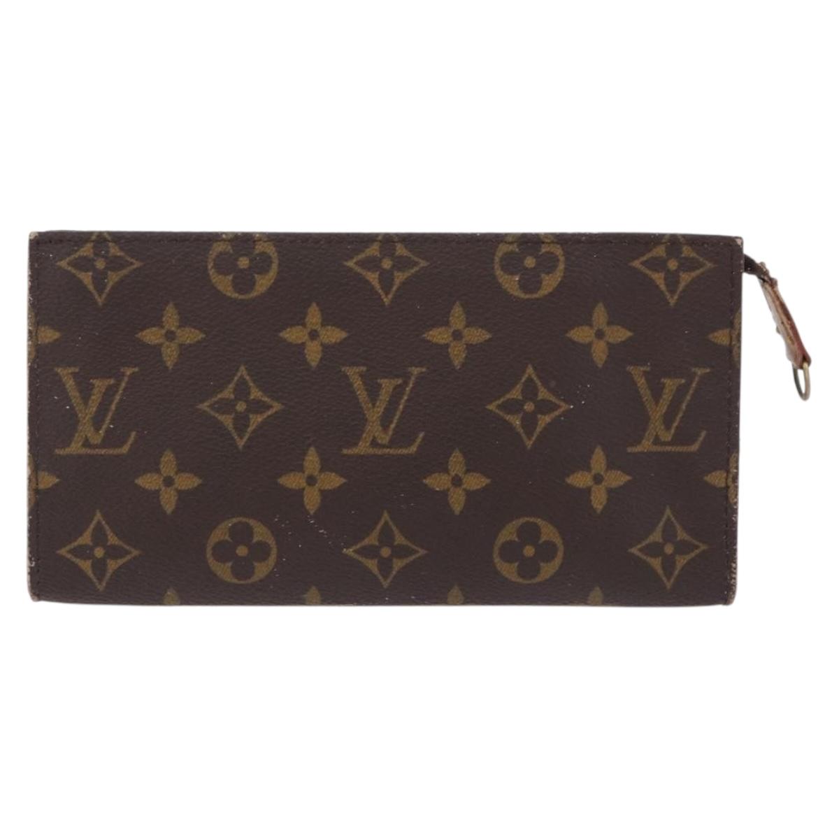 LOUIS VUITTON Monogram Bucket PM Accessory Pouch LV Auth 191968
