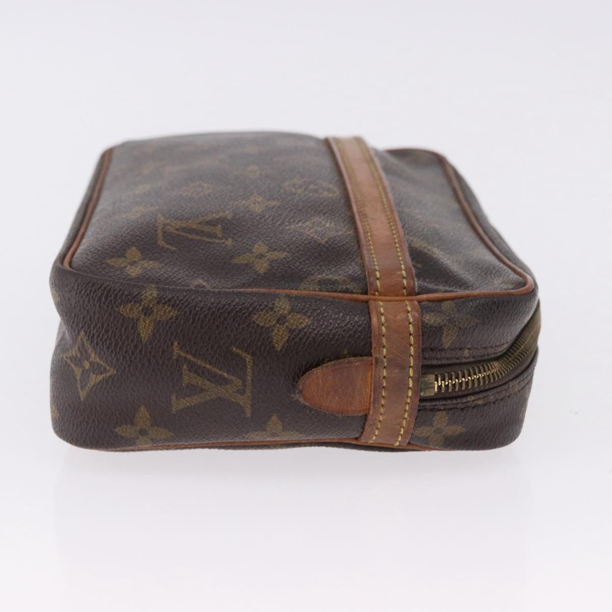 LOUIS VUITTON Monogram Compiegne 23 Clutch Bag M51847 LV Auth 191975