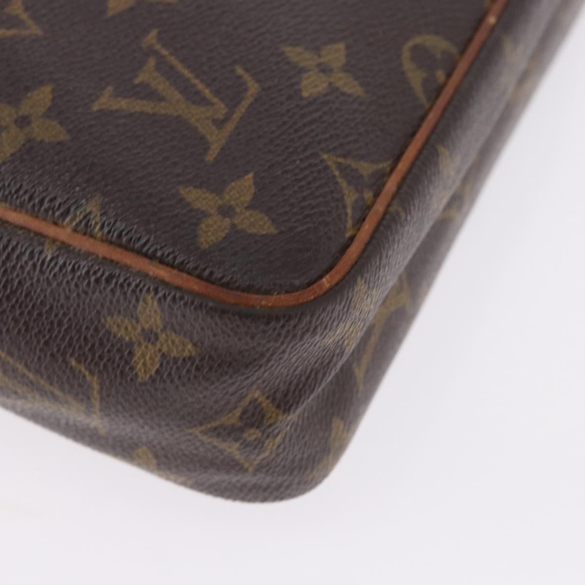 LOUIS VUITTON Monogram Compiegne 23 Clutch Bag M51847 LV Auth 191975