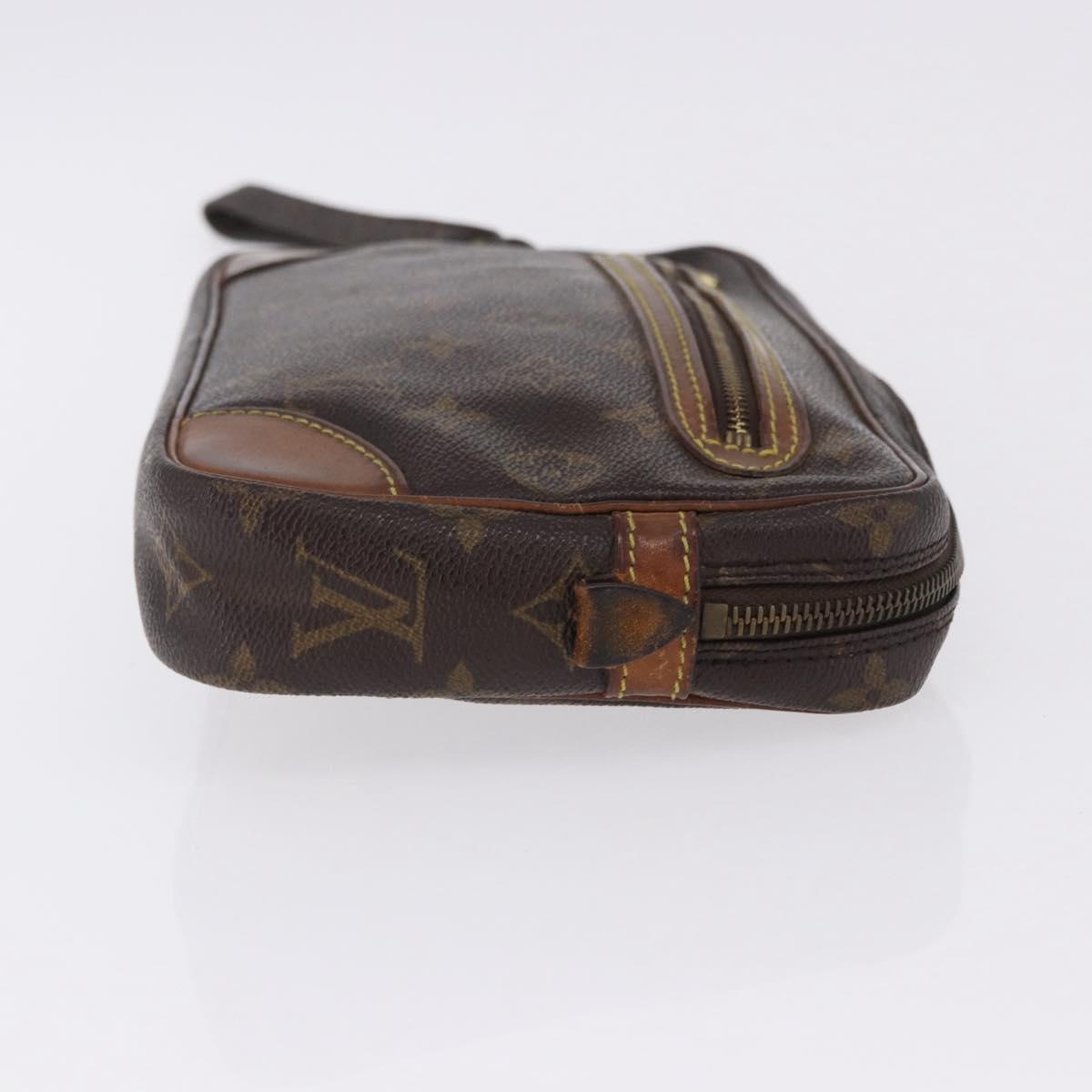 LOUIS VUITTON Monogram Marly Dragonne GM Clutch Bag M51825 LV Auth 191976