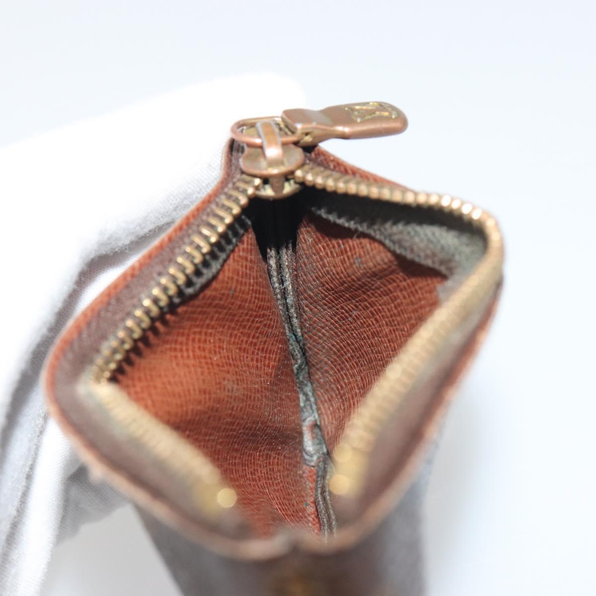 LOUIS VUITTON Monogram Pochette Cles Coin Purse M62650 LV Auth 191978