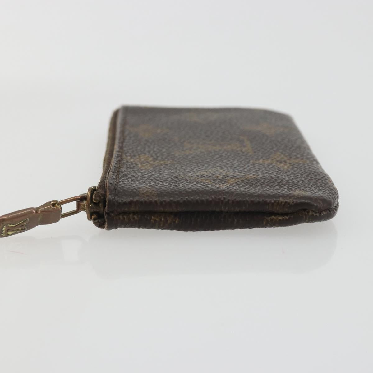 LOUIS VUITTON Monogram Pochette Cles Coin Purse M62650 LV Auth 191978