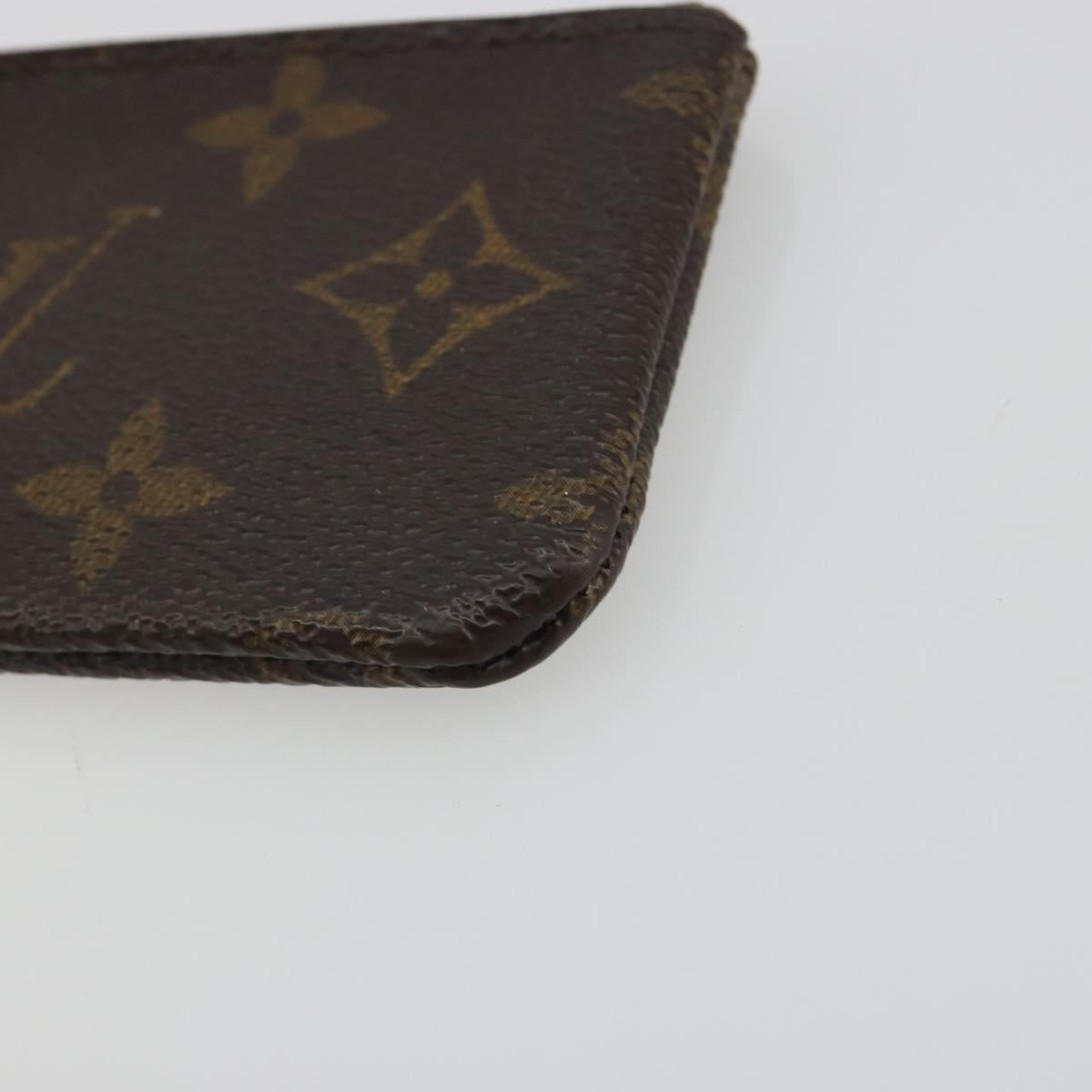 LOUIS VUITTON Monogram Pochette Cles Coin Purse M62650 LV Auth 191978