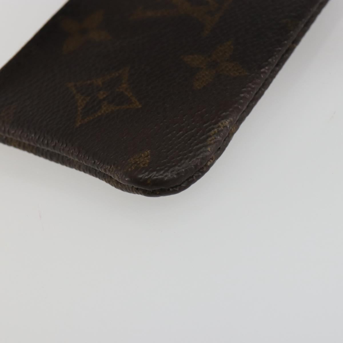 LOUIS VUITTON Monogram Pochette Cles Coin Purse M62650 LV Auth 191978