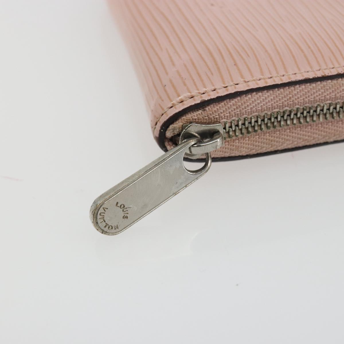 LOUIS VUITTON Epi Zippy Coin Purse Pink Rose ballerina M61206 LV Auth 191987