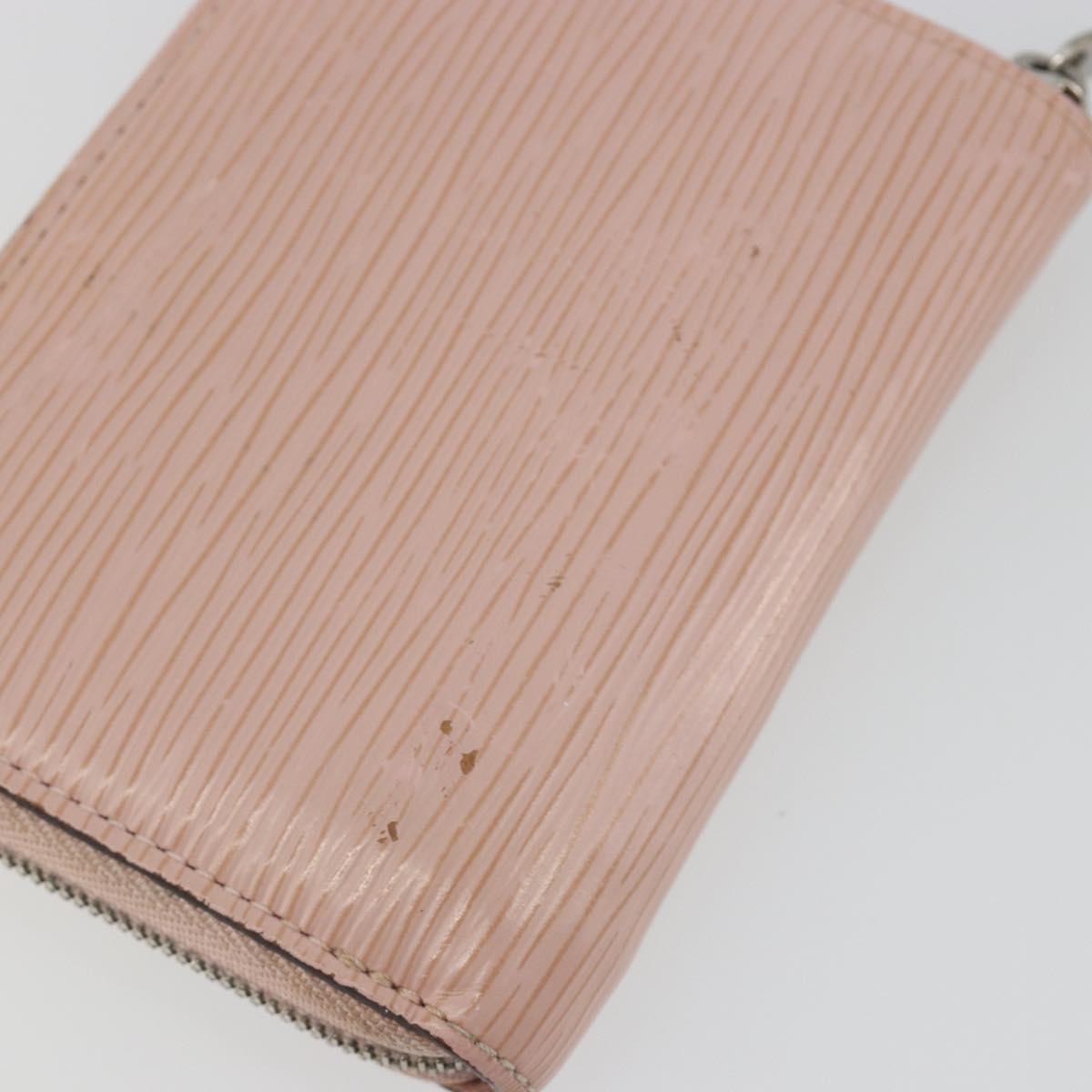 LOUIS VUITTON Epi Zippy Coin Purse Pink Rose ballerina M61206 LV Auth 191987