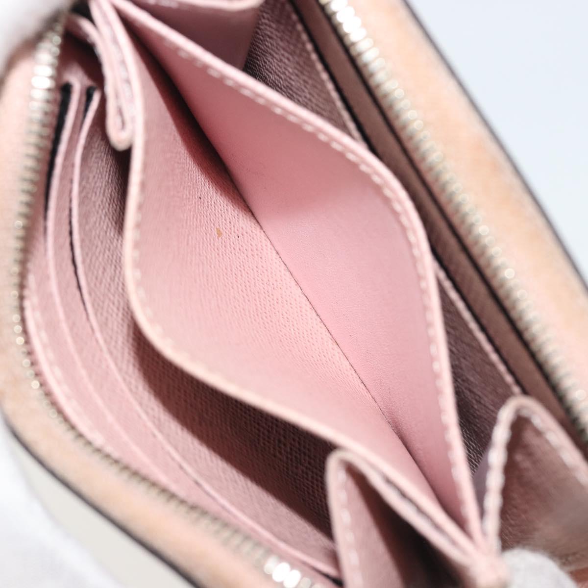 LOUIS VUITTON Epi Zippy Coin Purse Pink Rose ballerina M61206 LV Auth 191987