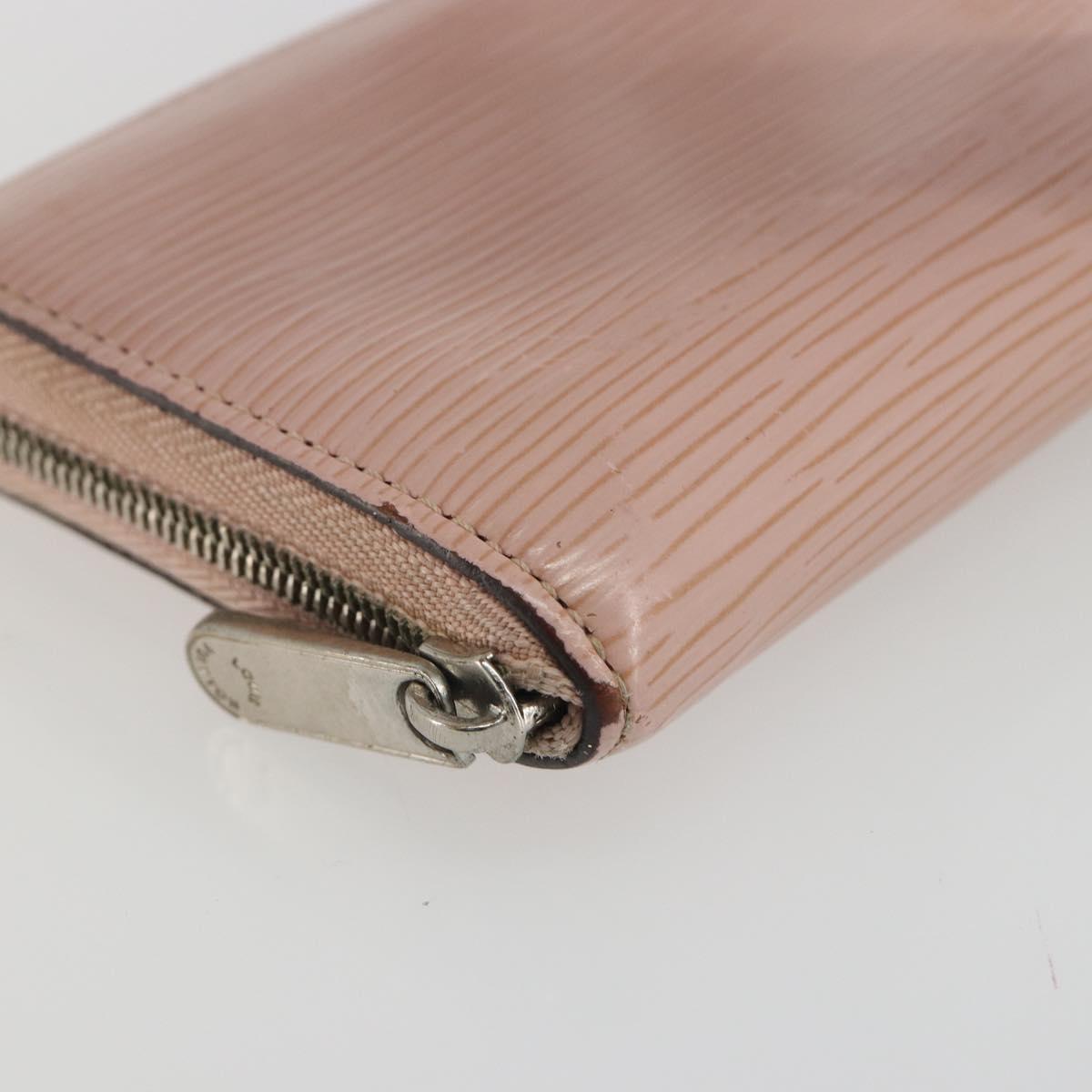 LOUIS VUITTON Epi Zippy Coin Purse Pink Rose ballerina M61206 LV Auth 191987