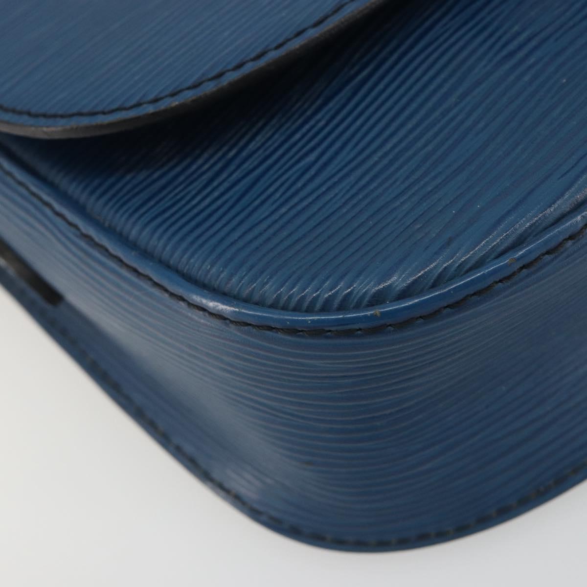 LOUIS VUITTON Epi Saint Cloud PM Shoulder Bag Blue M52195 LV Auth 191988