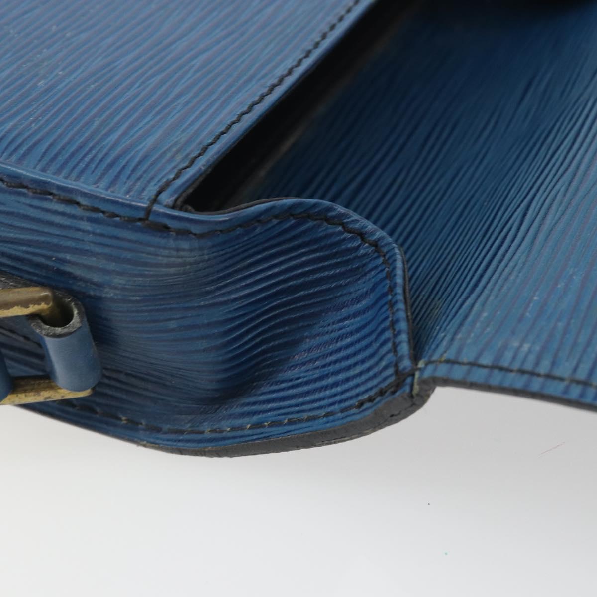 LOUIS VUITTON Epi Saint Cloud PM Shoulder Bag Blue M52195 LV Auth 191988