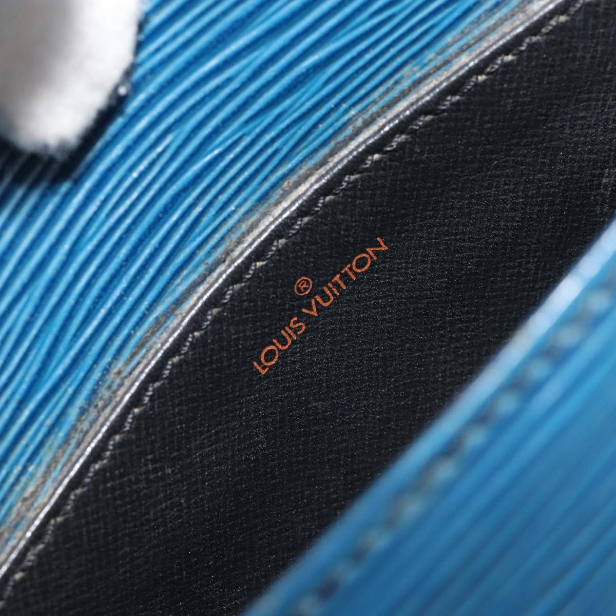 LOUIS VUITTON Epi Saint Cloud PM Shoulder Bag Blue M52195 LV Auth 191988