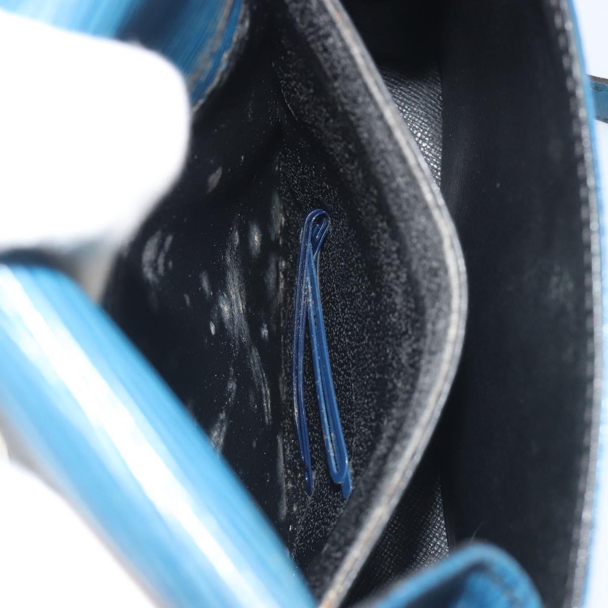 LOUIS VUITTON Epi Saint Cloud PM Shoulder Bag Blue M52195 LV Auth 191988
