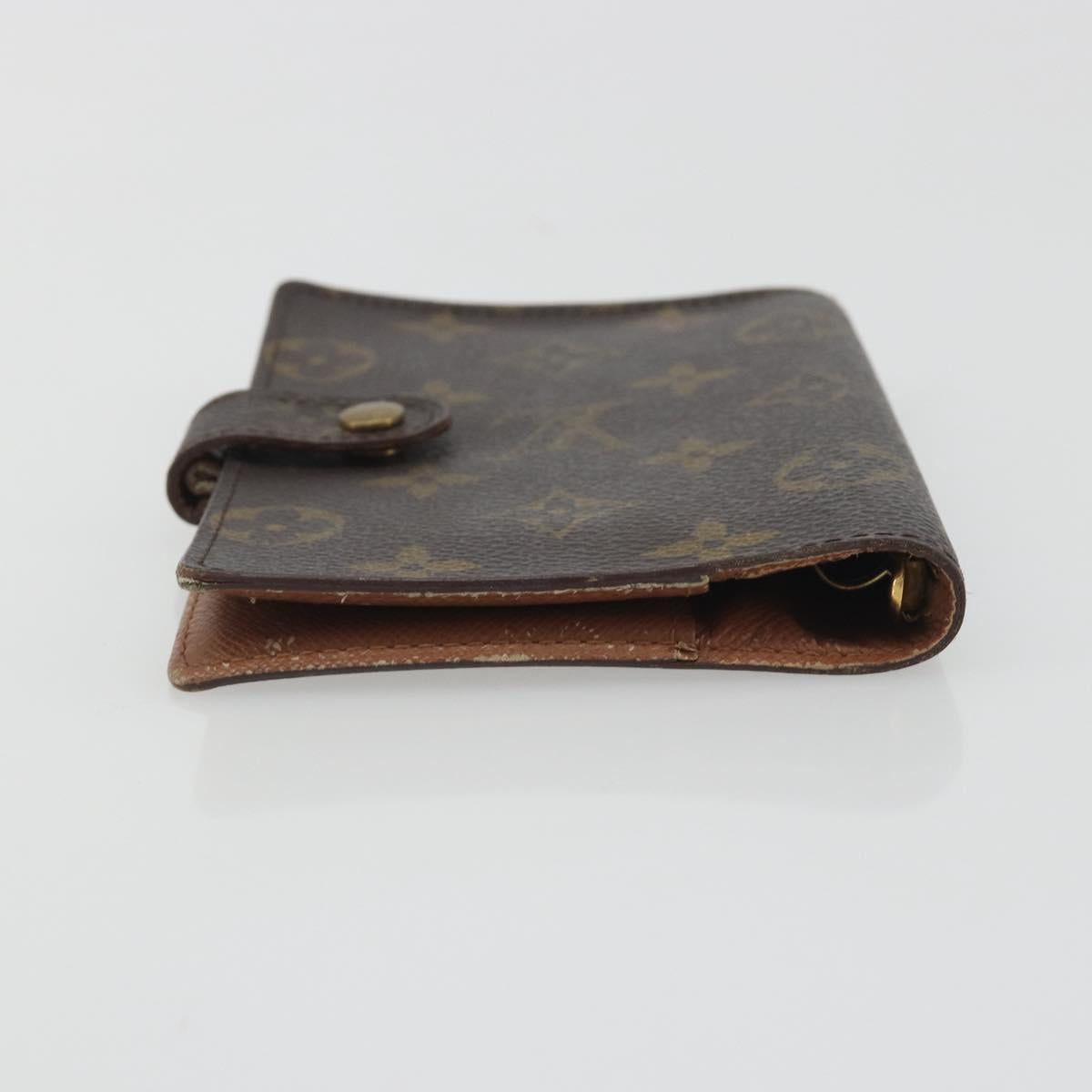 LOUIS VUITTON Monogram Agenda PM Day Planner Cover R20005 LV Auth 191989