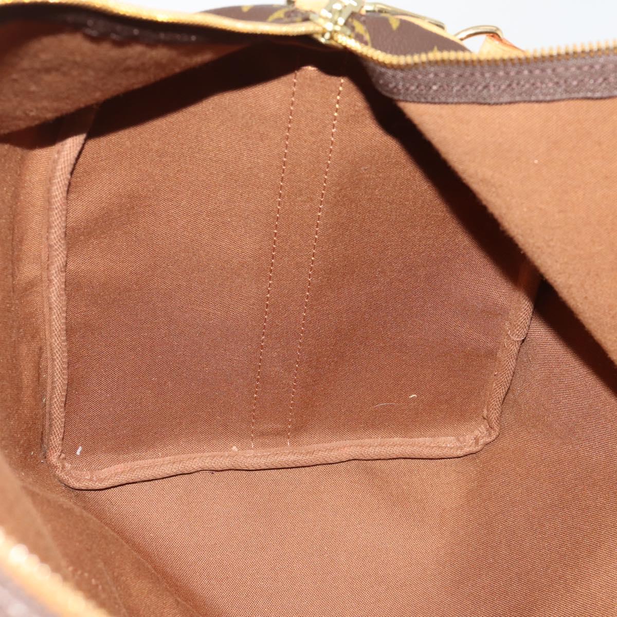 LOUIS VUITTON Monogram Keepall Bandouliere 50 Boston Bag M41416 LV Auth 191991V