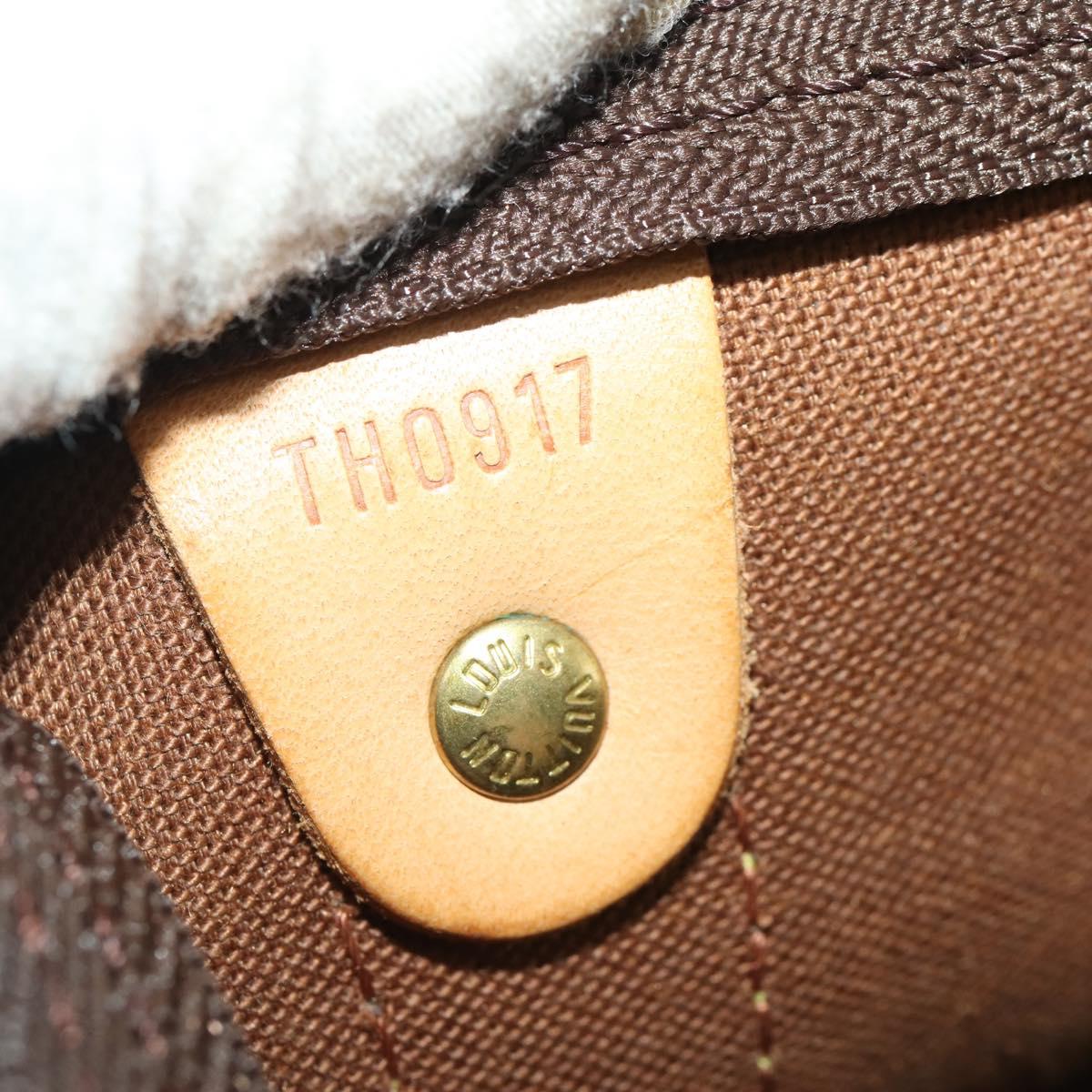 LOUIS VUITTON Monogram Keepall Bandouliere 50 Boston Bag M41416 LV Auth 191991V