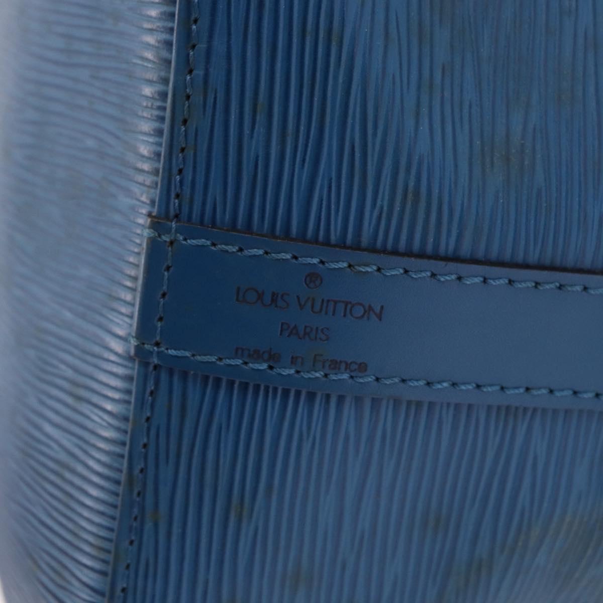 LOUIS VUITTON Epi Petit Noe Shoulder Bag Blue M44105 LV Auth 191993