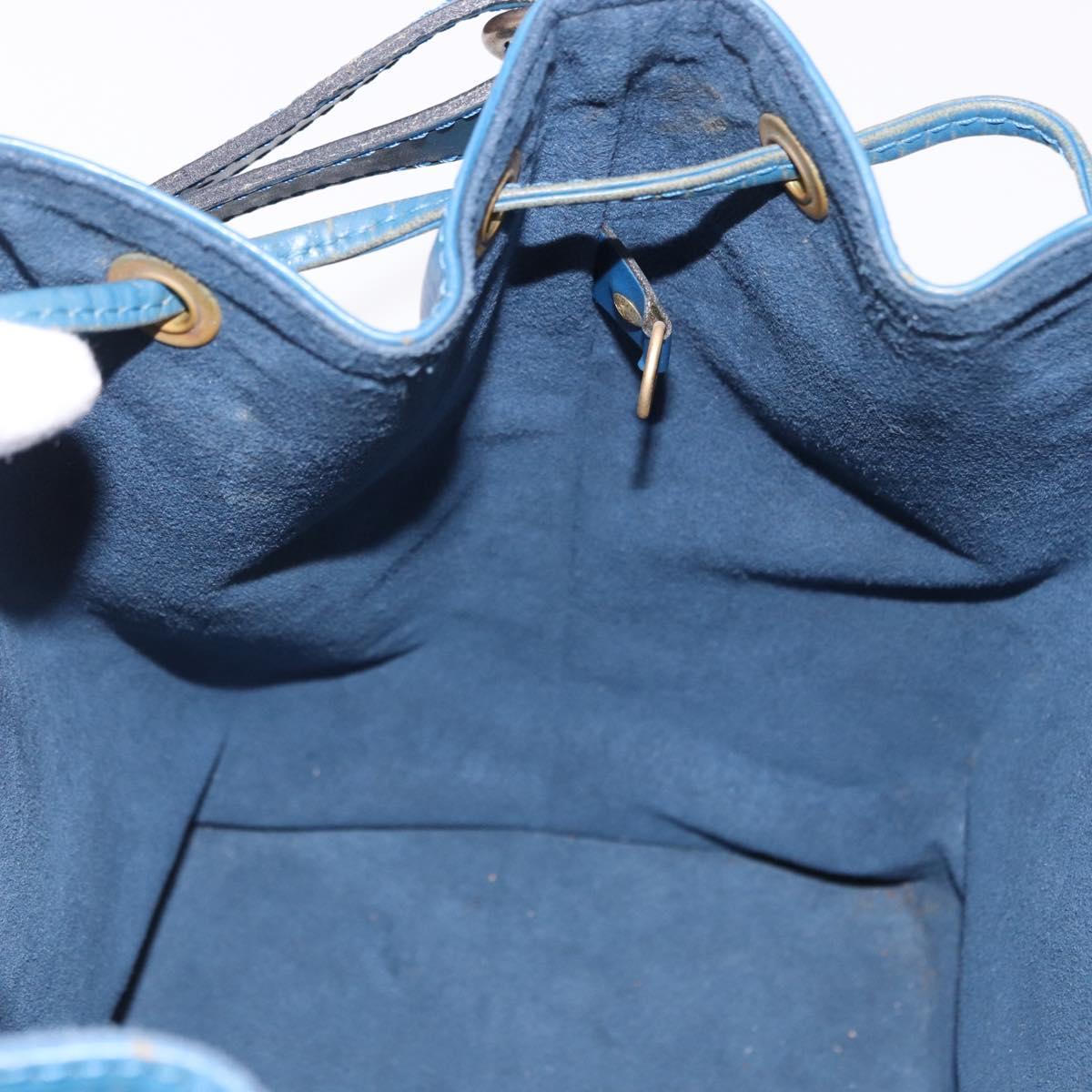 LOUIS VUITTON Epi Petit Noe Shoulder Bag Blue M44105 LV Auth 191993