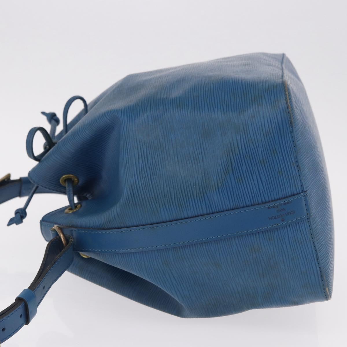 LOUIS VUITTON Epi Petit Noe Shoulder Bag Blue M44105 LV Auth 191993
