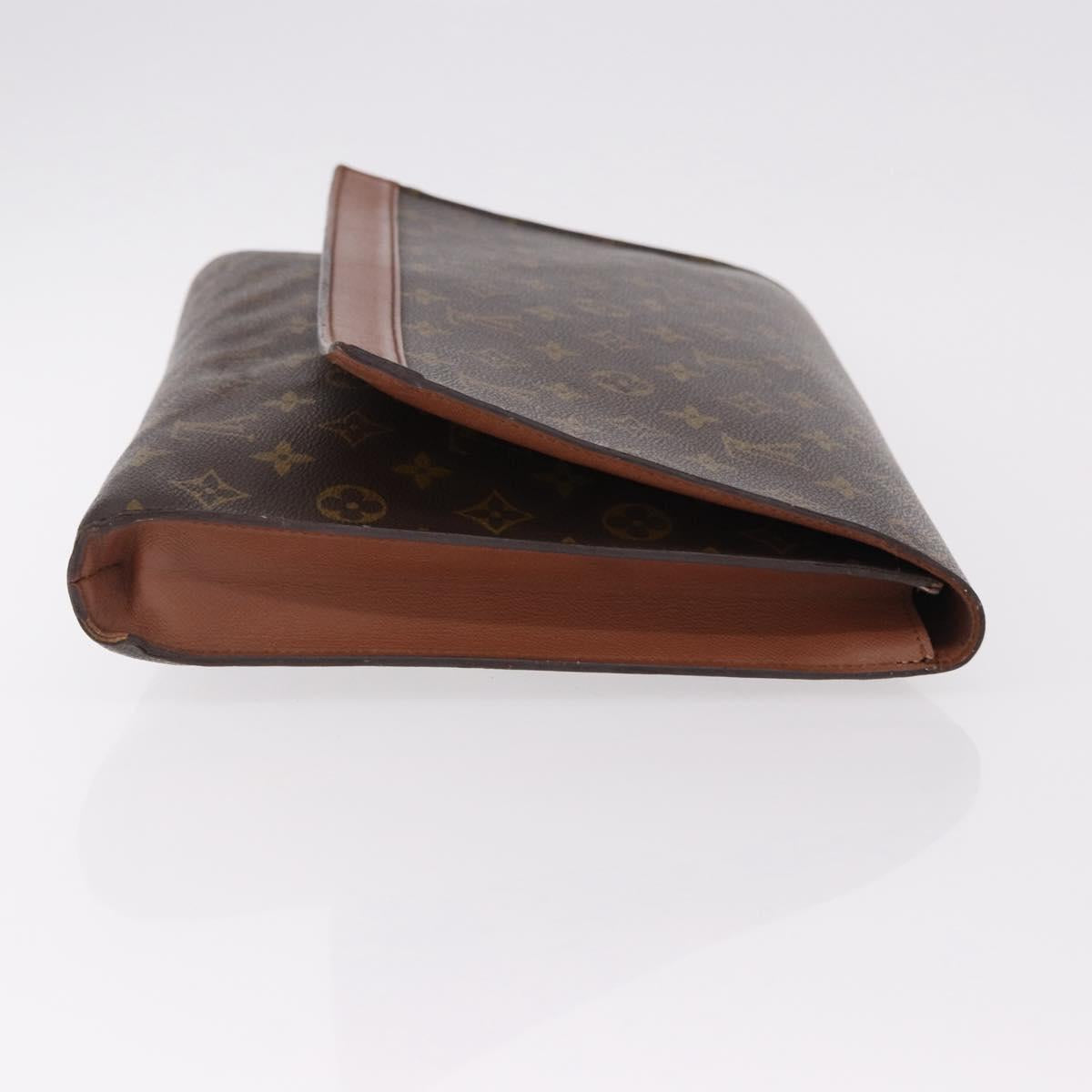 LOUIS VUITTON Monogram Porte envelope Clutch Bag M51801 LV Auth 191996