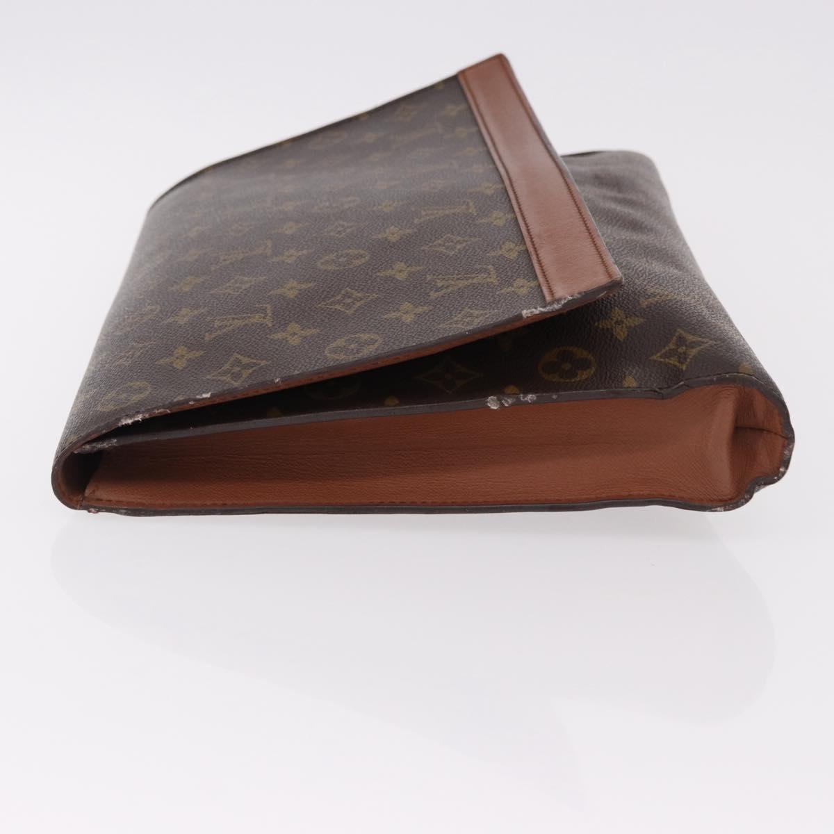 LOUIS VUITTON Monogram Porte envelope Clutch Bag M51801 LV Auth 191996
