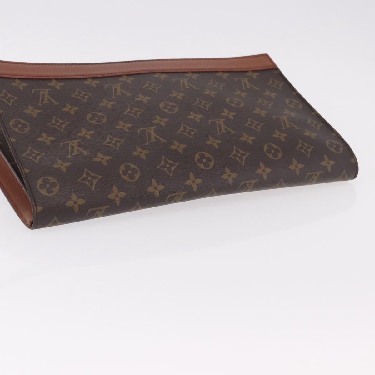 LOUIS VUITTON Monogram Porte envelope Clutch Bag M51801 LV Auth 191996