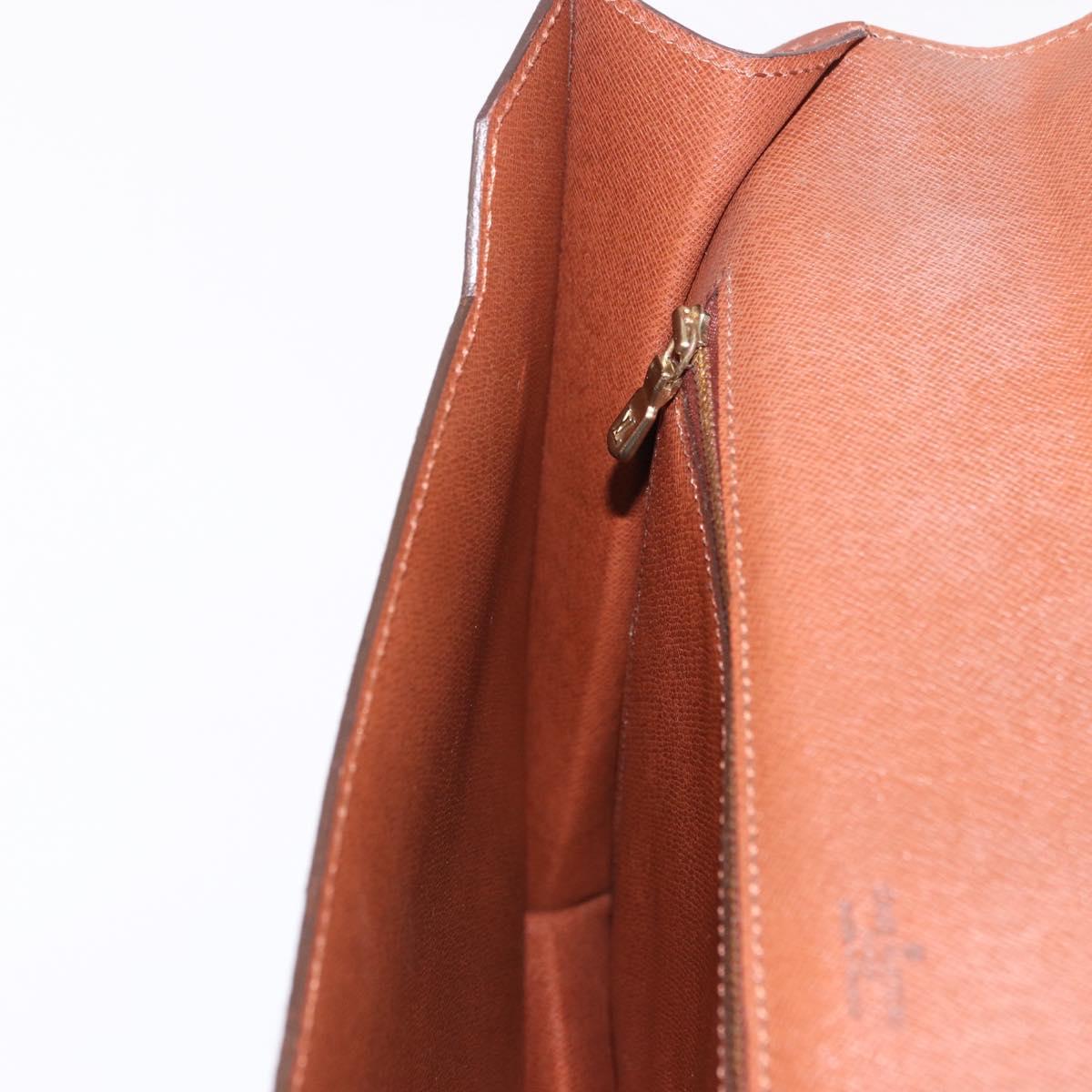 LOUIS VUITTON Monogram Porte Documents Bandouliere Bag M53338 LV Auth 191997