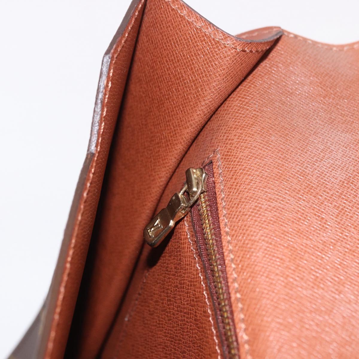LOUIS VUITTON Monogram Porte Documents Bandouliere Bag M53338 LV Auth 191997