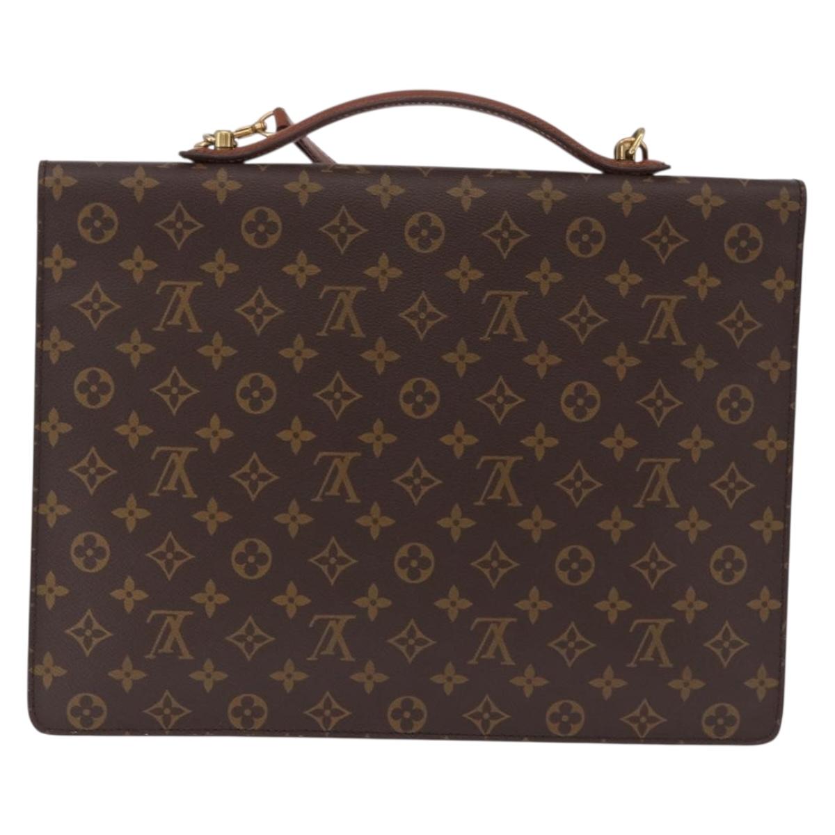 LOUIS VUITTON Monogram Porte Documents Bandouliere Bag M53338 LV Auth 191997