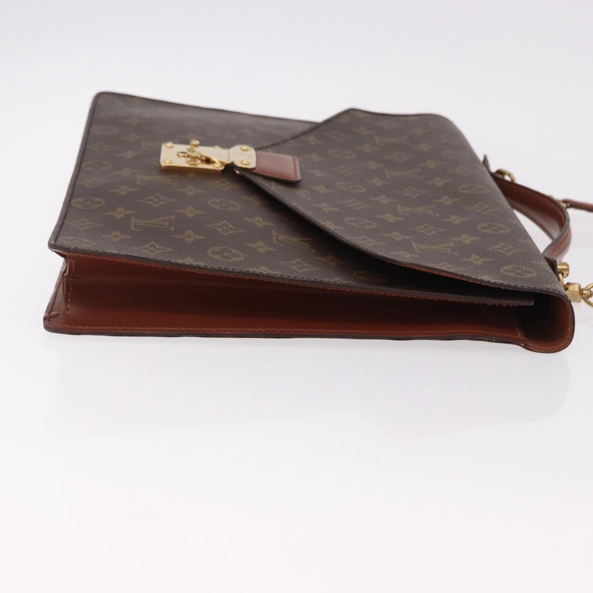 LOUIS VUITTON Monogram Porte Documents Bandouliere Bag M53338 LV Auth 191997