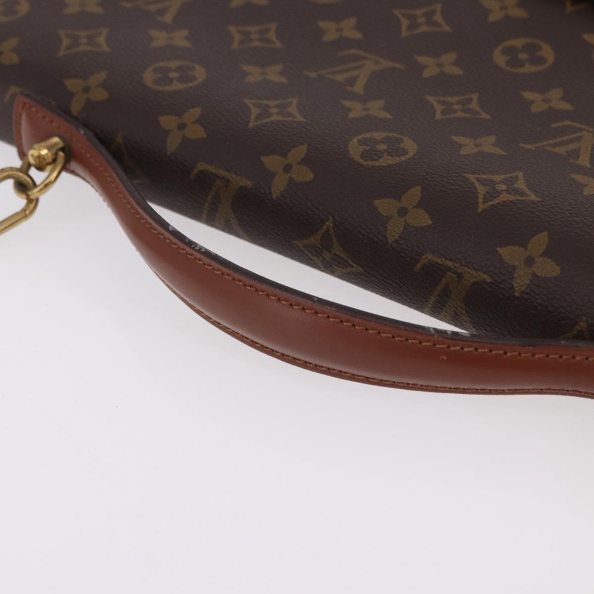 LOUIS VUITTON Monogram Porte Documents Bandouliere Bag M53338 LV Auth 191997