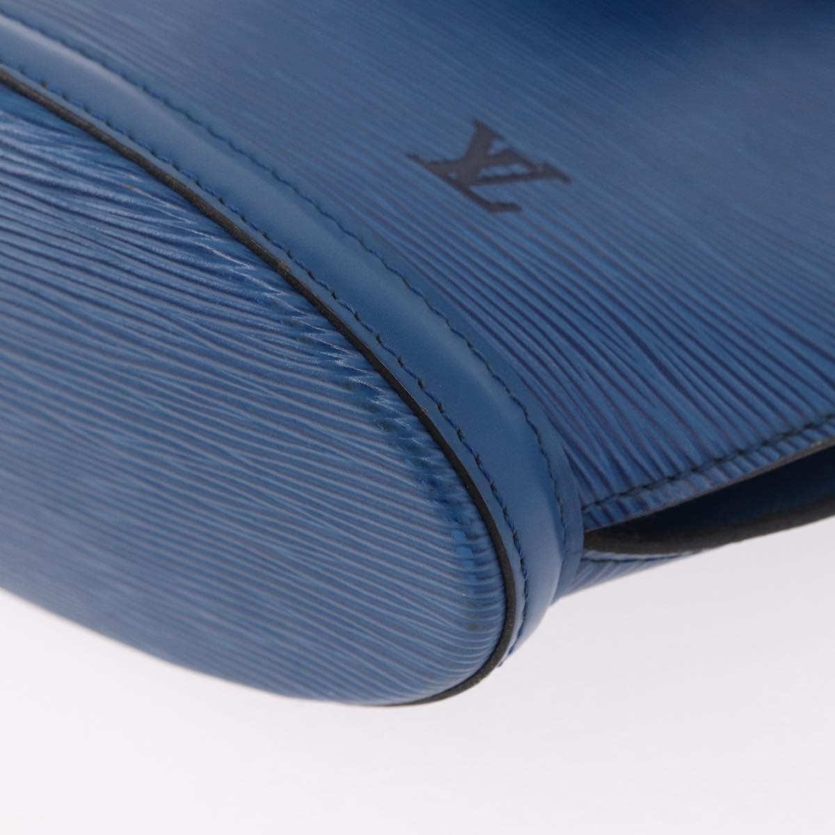 LOUIS VUITTON Epi Saint Jacques Shoulder Bag Blue M52275 LV Auth 191999