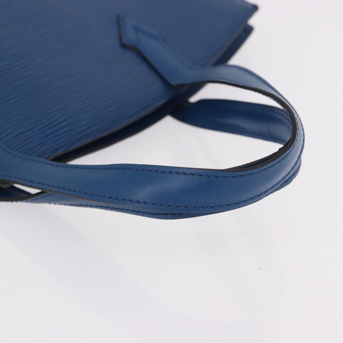 LOUIS VUITTON Epi Saint Jacques Shoulder Bag Blue M52275 LV Auth 191999