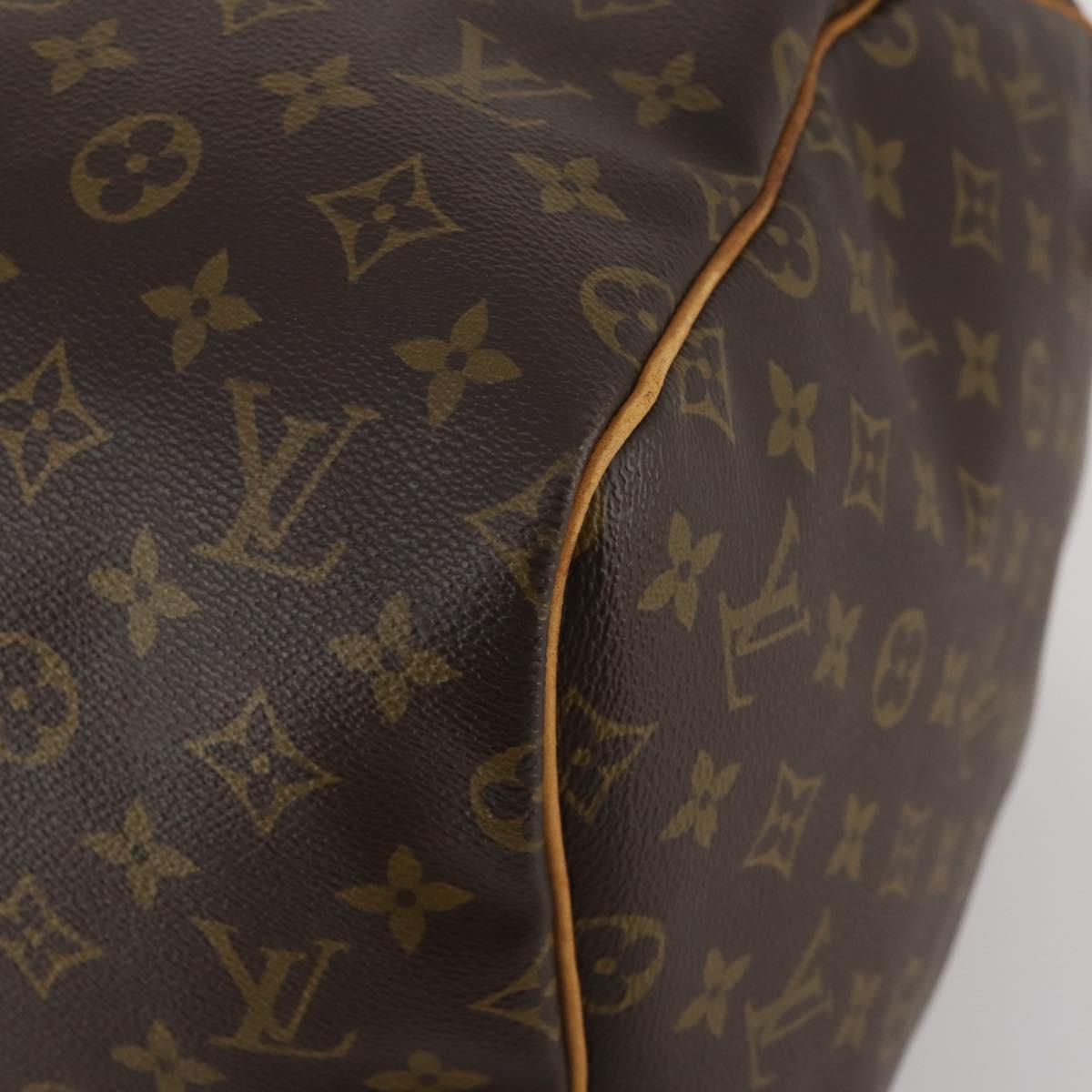 LOUIS VUITTON Monogram Keepall 55 Boston Bag M41424 LV Auth 192001