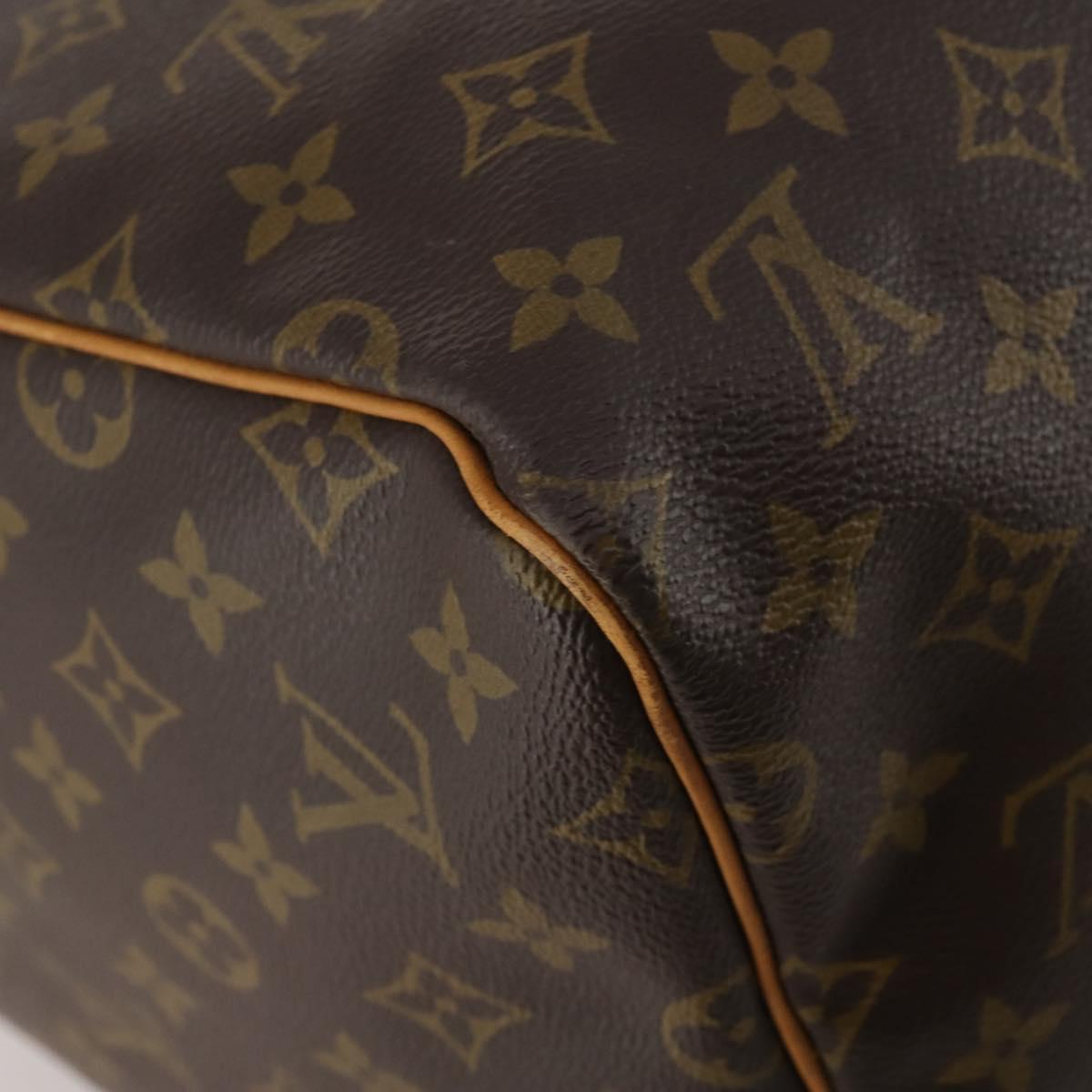 LOUIS VUITTON Monogram Keepall 55 Boston Bag M41424 LV Auth 192001