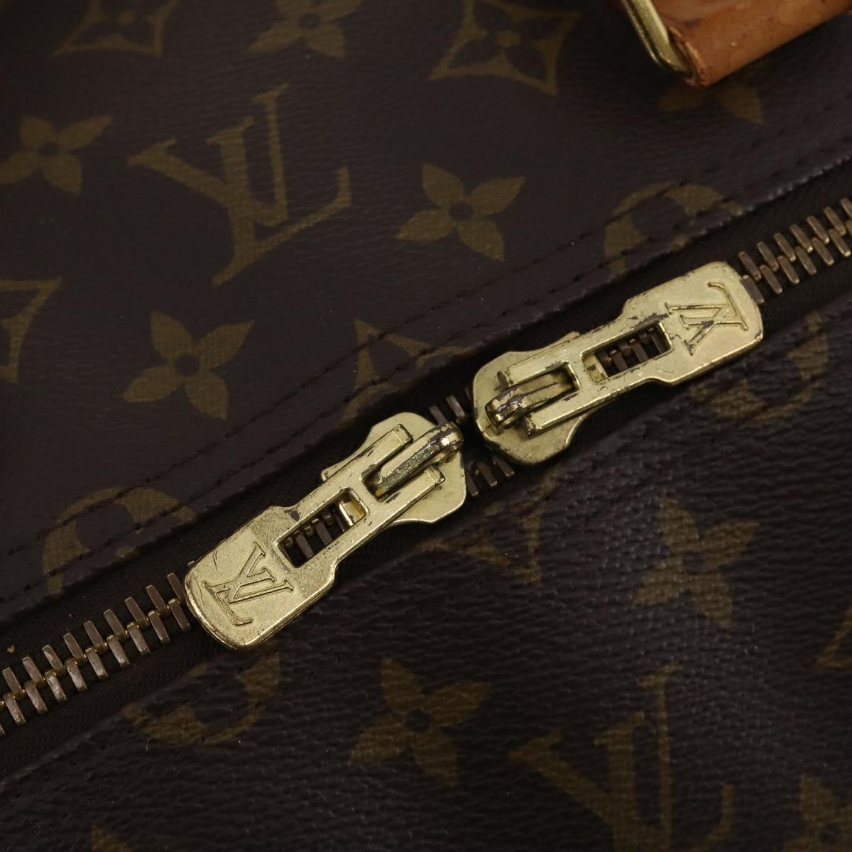 LOUIS VUITTON Monogram Keepall 55 Boston Bag M41424 LV Auth 192001