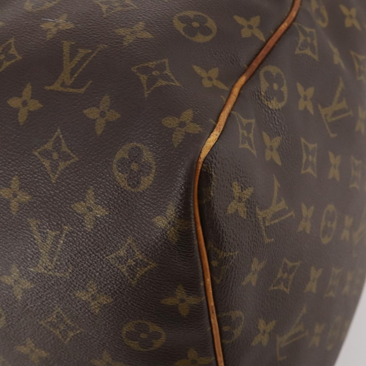LOUIS VUITTON Monogram Keepall 60 Boston Bag M41422 LV Auth 192002